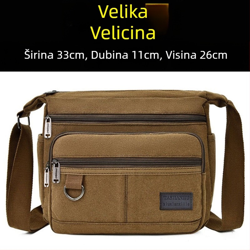 Muška torba na prsa (Unisex stil; Poliester; Podstava: platno; Slobodno vrijeme putovanja; Značka: Bopan)