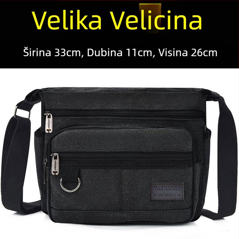 Muška torba na prsa (Unisex stil; Poliester; Podstava: platno; Slobodno vrijeme putovanja; Značka: Bopan)