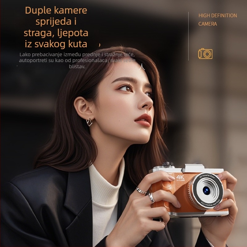 M11 Selfie digitalni fotoaparat – 50MP CCD, 1/1.7\" senzor, 8x optički zum, periskopski objektiv, 2,3\" LCD, potpuno ručno upravljanje