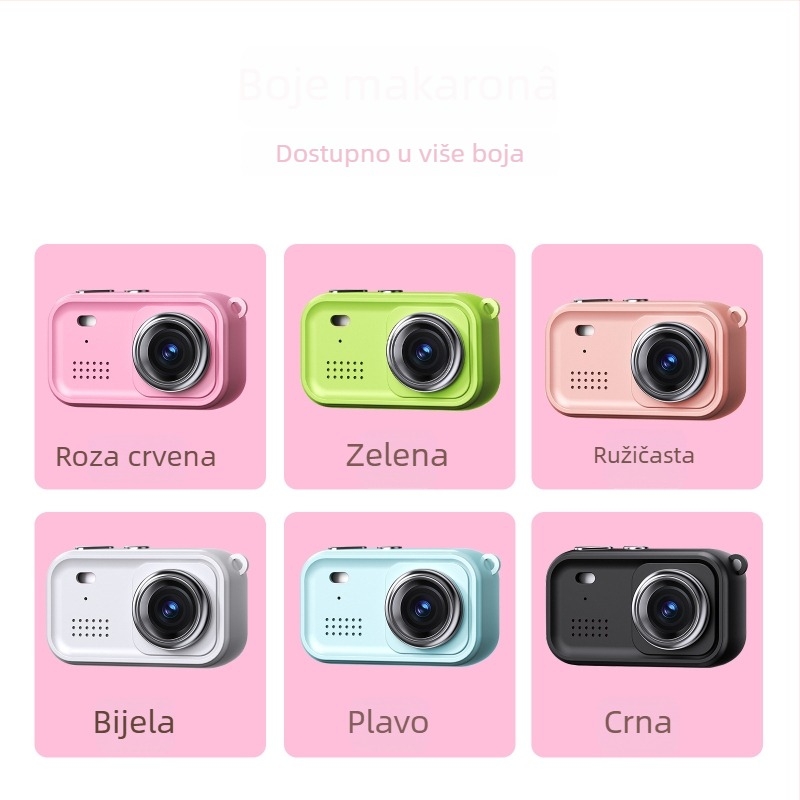 Y100 sportska akcijska kamera za fotografije i snimanje videa, TF kartica, 2 MP rezolucija, trajanje baterije 90 minuta, funkcije: video, filtr, fotografiranje