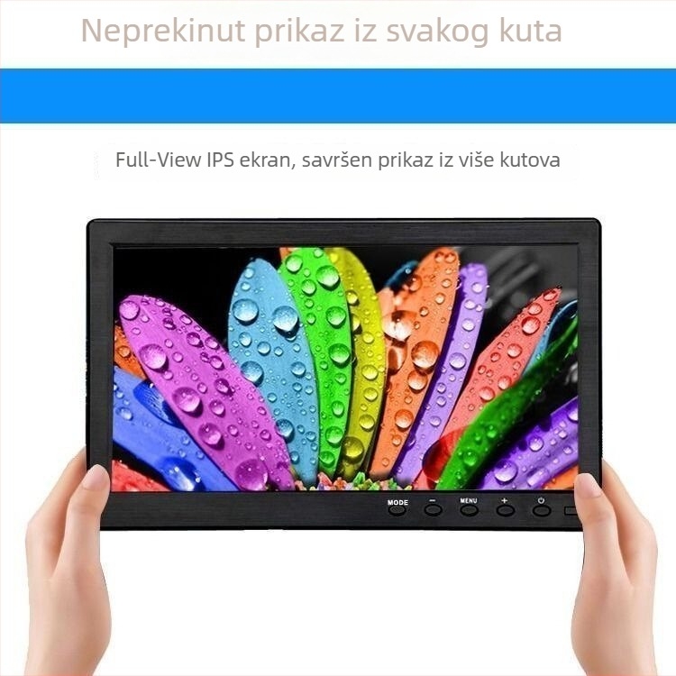 HANFUJIE LCD monitor, univerzalni model, univerzalni tip zaslona, 10,1-inčni zaslon