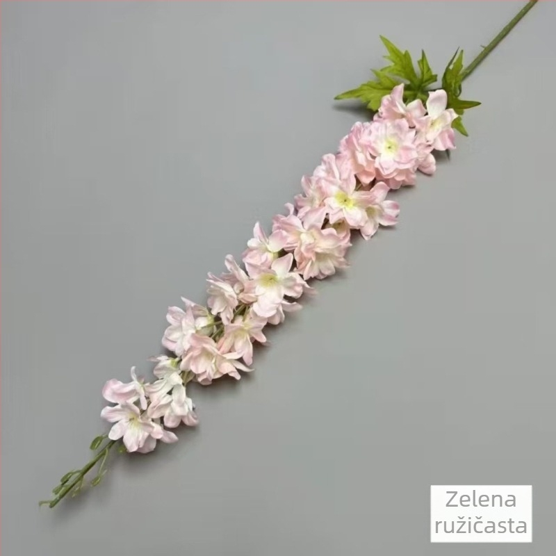 Umjetni svilenkasti buket za svečanu dvoranu – Feiyan motiv lastavice, hiacinkasti naglasak, marka Looking at Flowers, materijal: svila, izrada: stiliziranje/reljef