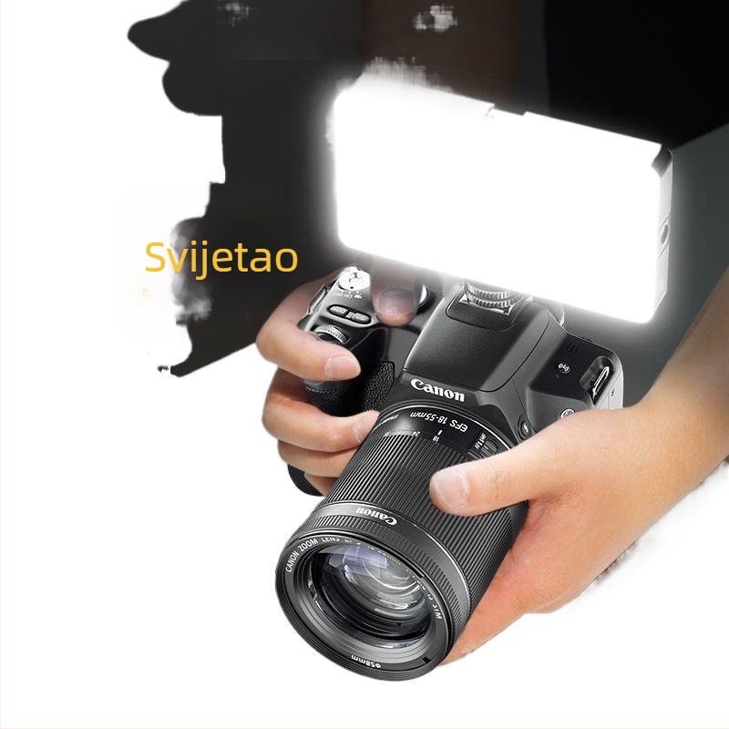 LED svjetlo za nadomještanje DSLR, ručno i prijenosno, tri postavke temperature osvjetljenja, ispod 10 W
