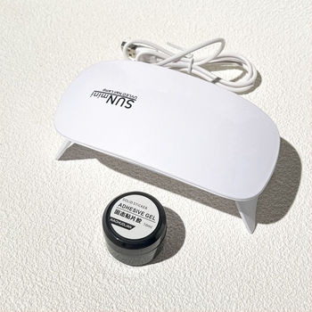 Lampa za sušenje noktiju za gel lak, ručna, prijenosna, set od pet komada