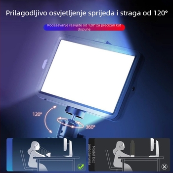 LED rasvjeta za mobilno live streamanje, stolna upotreba, 15W, 10V, tri boje temperature, model 000159, brend Love Rain Spirit