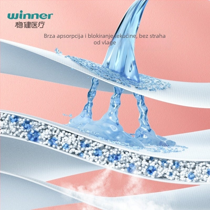 Medicinska njega jastučić | pamuk, prozračan | dnevna i noćna uporaba | rok trajanja 3 godine | Marka: Winner/steady | Odobrenje: Hubei 20162142268
