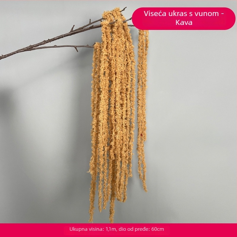 Viseća dekoracija od svilenih cvjetova s resama – svadbeni backdrop, rekvizita za fotografiju, kućna dekoracija