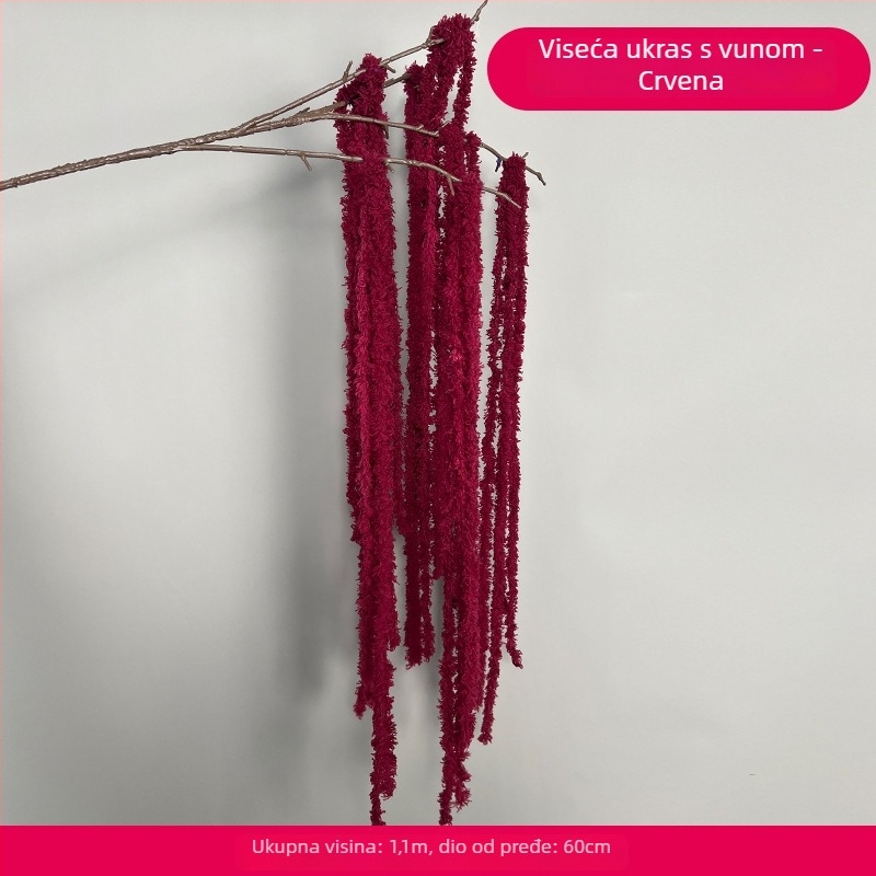 Viseća dekoracija od svilenih cvjetova s resama – svadbeni backdrop, rekvizita za fotografiju, kućna dekoracija