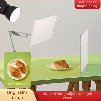 Stojeći difuzni fotografijski ekran — fotografiranje nakita i prstena, reflektirajući mali predmeti, fotografiranje hrane, Marka: Light and Shadow Stars