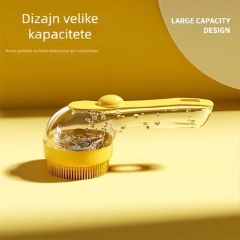 Četka za kupanje psa – PP materijal, alat za njegu psa, 1 kom.