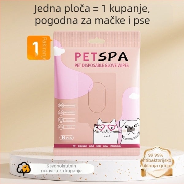 Četka za kupanje psa – PP materijal, alat za njegu psa, 1 kom.