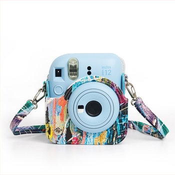 PU kožna zaštitna futrola za Fuji Instax Mini 12 / Polaroid Mini 12 kameru, podstava od PU kože, kompatibilna s Mini 12, težina 126 g