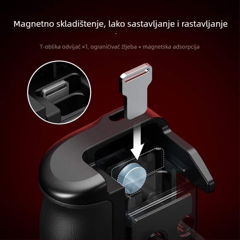 Telesin aluminijski kavez s setom ručica za ulicnu fotografiju za DJI Action 3/4/5