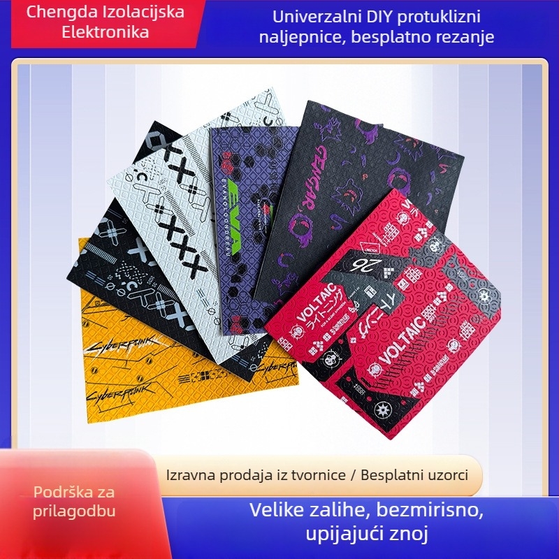 DIY univerzalne protuklizne naljepnice za igračke, elektroniku i namještaj; slobodno rezanje; bočna podloga protiv znoja; obrada strojem (OEM)