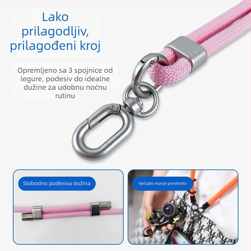 Mobitel šnala - prilagodljiva, unisex, poliester, metalna kopča, mogućnost ispisa logotipa (prilagodljiva, unisex, poliester, metalna kopča, ispis logotipa)