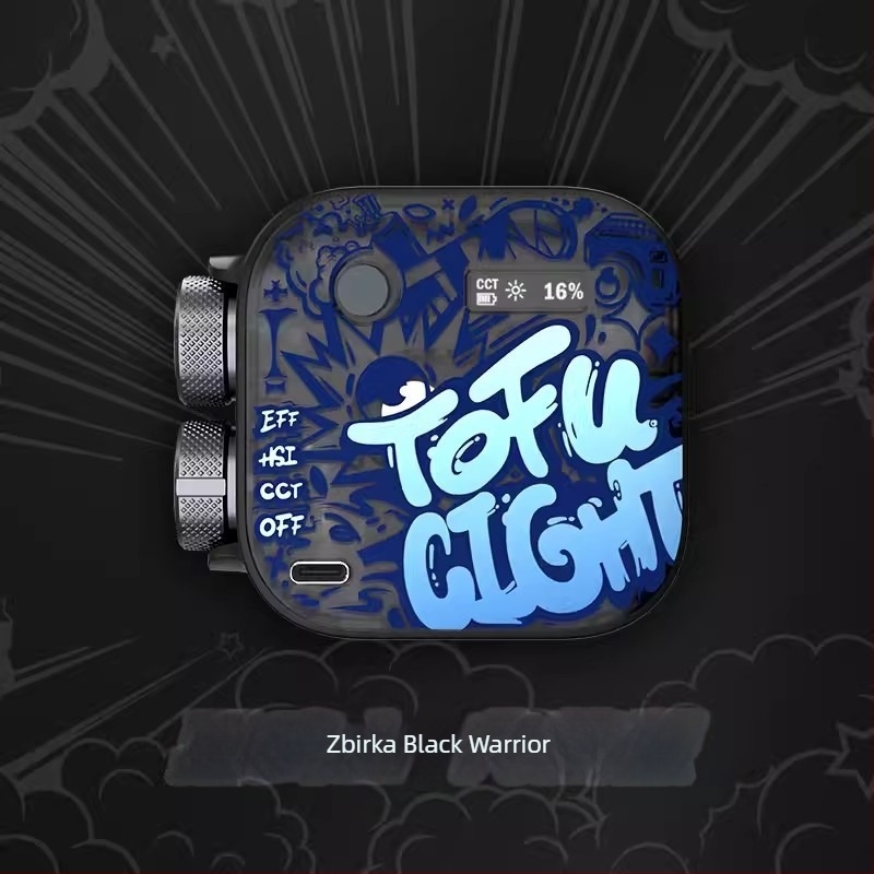 Stander Tofu Lampa RGB – džepno stolno osvjetljenje za livestream i fotografiranje lica – 6W, 2500–9900K, Regulirana jačina svjetla, Regulacija boje temperature boje