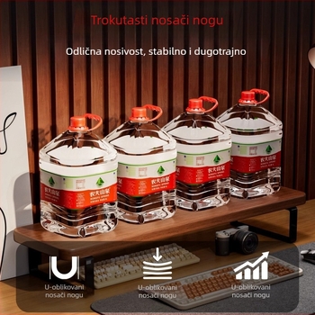 Stalak za monitor za stolno računalo s podignutim radnim mjestom i skladišnim spremnikom — rotacijskog tipa; materijal: Drugo; kompatibilni modeli: Drugo; model: Drugo