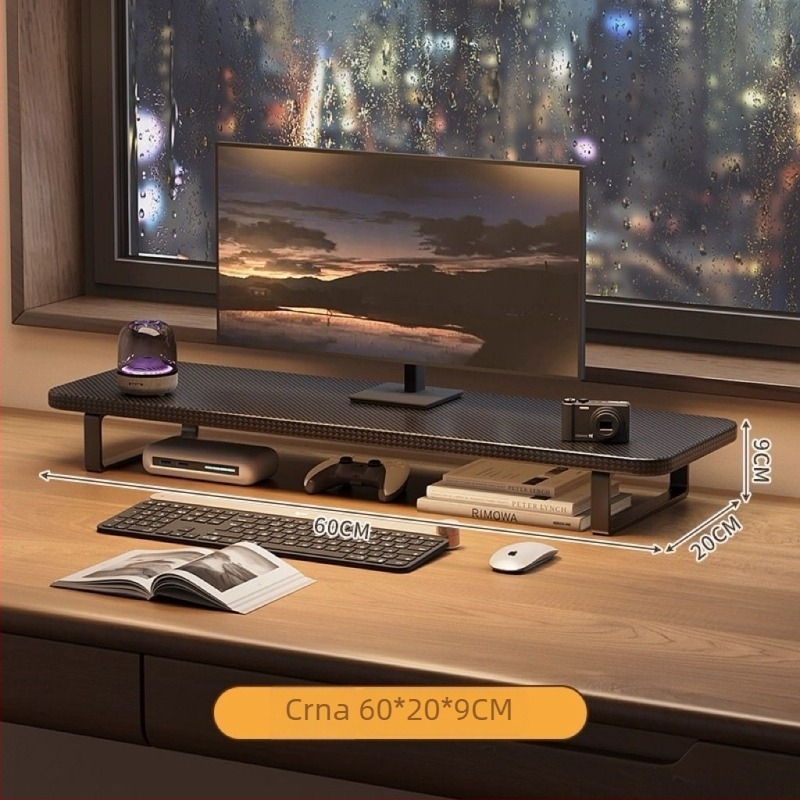 Stalak za monitor za stolno računalo s podignutim radnim mjestom i skladišnim spremnikom — rotacijskog tipa; materijal: Drugo; kompatibilni modeli: Drugo; model: Drugo