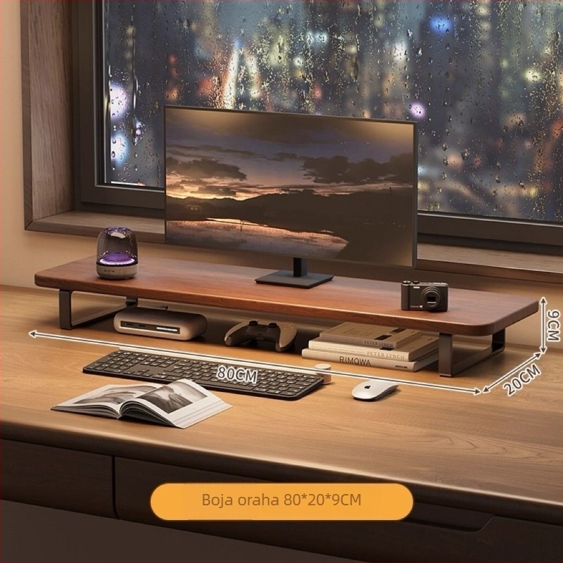 Stalak za monitor za stolno računalo s podignutim radnim mjestom i skladišnim spremnikom — rotacijskog tipa; materijal: Drugo; kompatibilni modeli: Drugo; model: Drugo