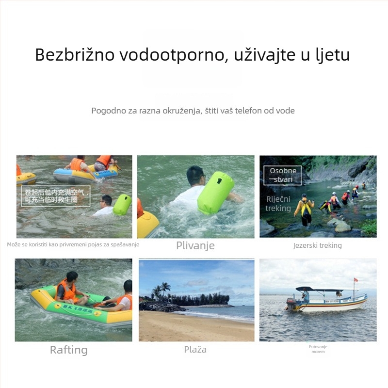 Kamuflažni PVC vodootporna torba za vanjsku upotrebu, višestruka prijenosna torba za putovanje i skladištenje, vodootporna kanta‑torba