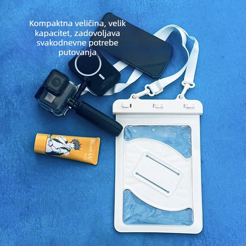 Torba velikog kapaciteta, vodootporna za vodeni park i rafting, ramenska torba za telefon, višenamjenska vodootporna torba