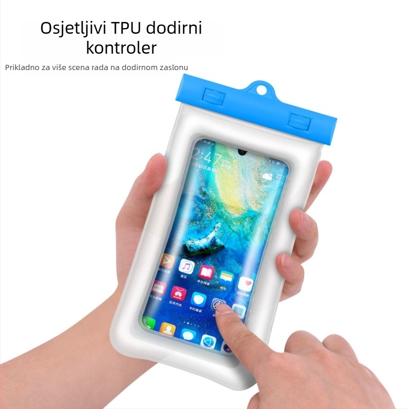 Ljetna TPU vodootporna futrola za telefon za plivanje i vodne parkove, plivajuća futrola