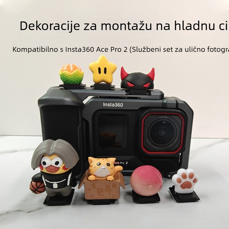 Kryt hot shoe Insta360/Ace Pro2 – univerzalna kompatibilnost; PVC mekano ljepilo; nosivost do 2 kg; težina 30 g