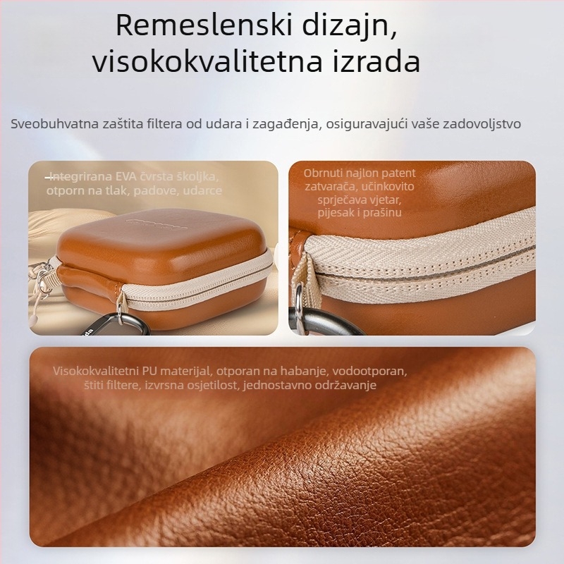 Haida Kružna Torbica za Filtere — Novi paket filtera, univerzalni bajonetni nastavak, organizator filtera za fotoaparat, prilagođene uzorke