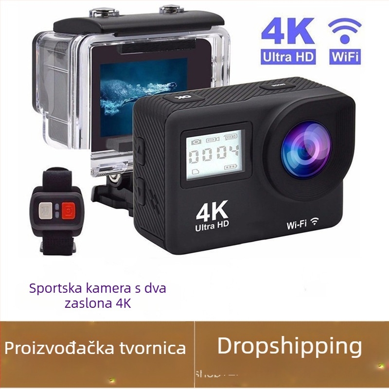 Sportska kamera 88DR s 2,0-inčnim LCD zaslonom, TF karticom za pohranu, 16 MP senzor, ABS kućištem, trajanje baterije 60–90 minuta