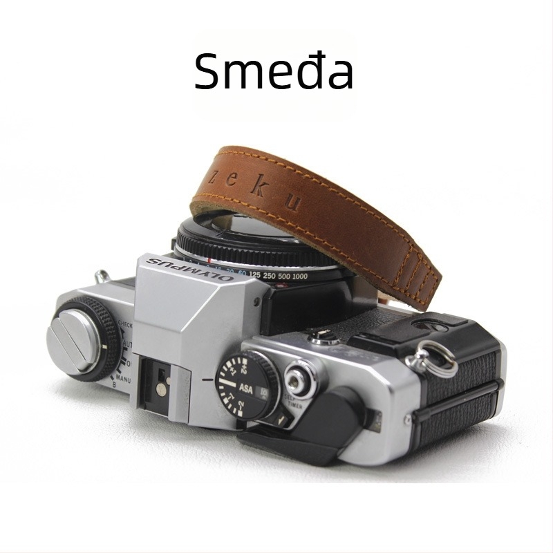 Kožna ručna narukvica za kameru UR – ručna izrada, OEM, kompatibilna s digitalnim kamerama (Micro Single, SLR)