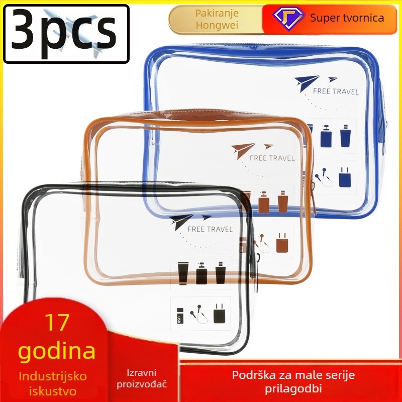 Kozmetička torbica PVC, kubičnog oblika, višestruka namjena, model G0Q00127-128-129
