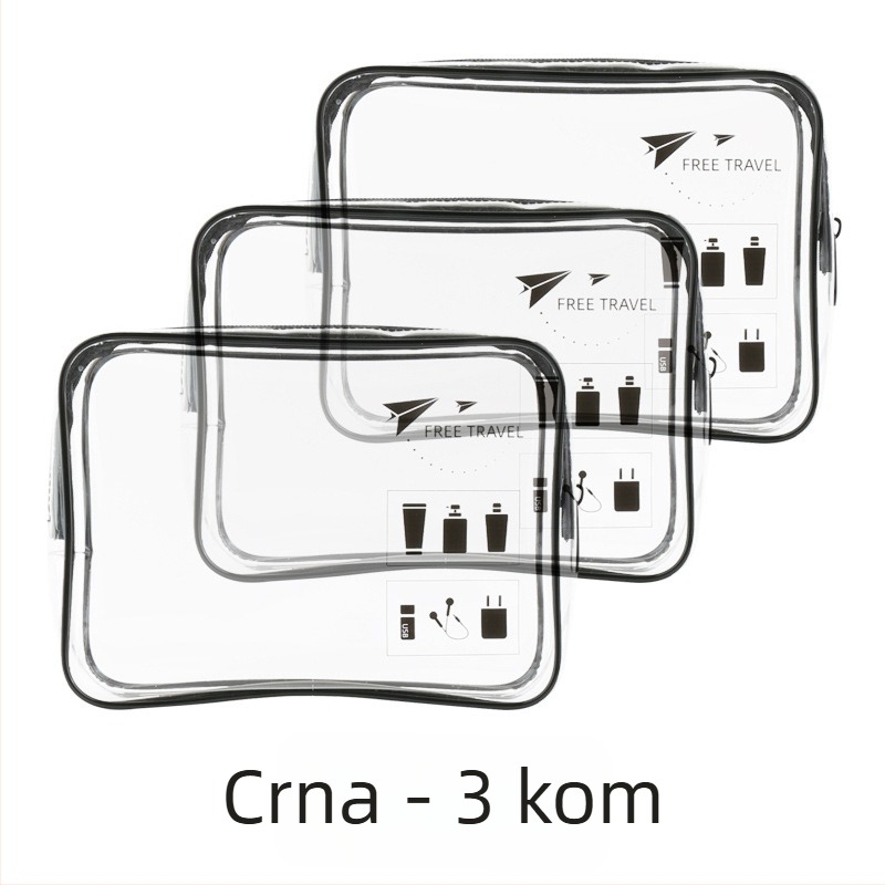 Kozmetička torbica PVC, kubičnog oblika, višestruka namjena, model G0Q00127-128-129