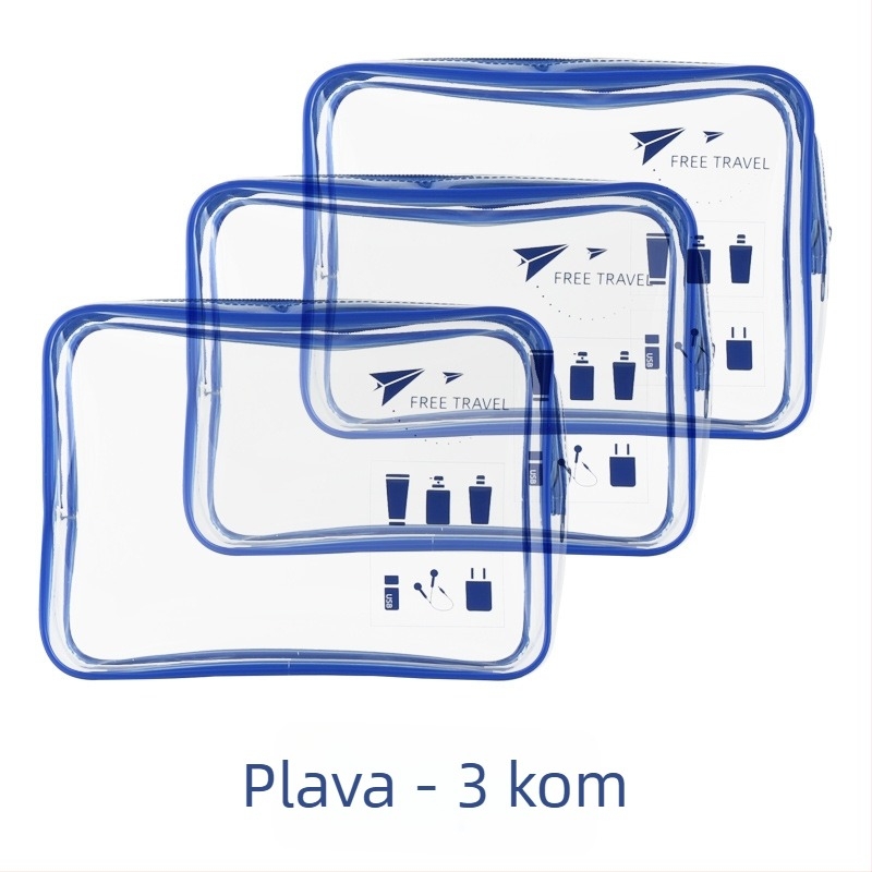 Kozmetička torbica PVC, kubičnog oblika, višestruka namjena, model G0Q00127-128-129