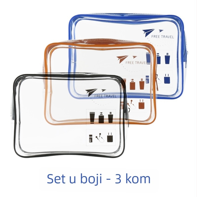 Kozmetička torbica PVC, kubičnog oblika, višestruka namjena, model G0Q00127-128-129