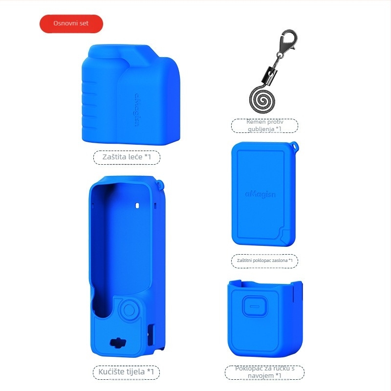 Silikonsko zaštitno kućište za DJI Osmo Pocket 3 – amagisn marka, model pocket3, kompatibilan s pocket3, silikon materijal