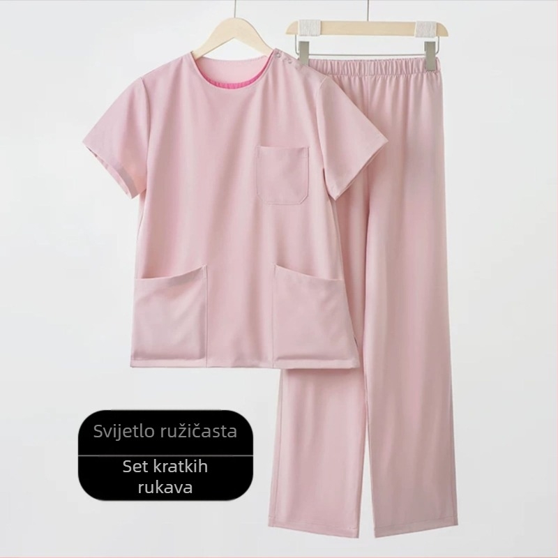Unisex set scrubs s dugim rukavima, debeli i topli za jesen-zimu, veterinarska stomatologija