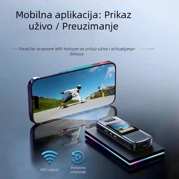 Prijenosni videorekorder s Wi-Fi, 8K Ultra visoke definicije, pregled u stvarnom vremenu i snimanje