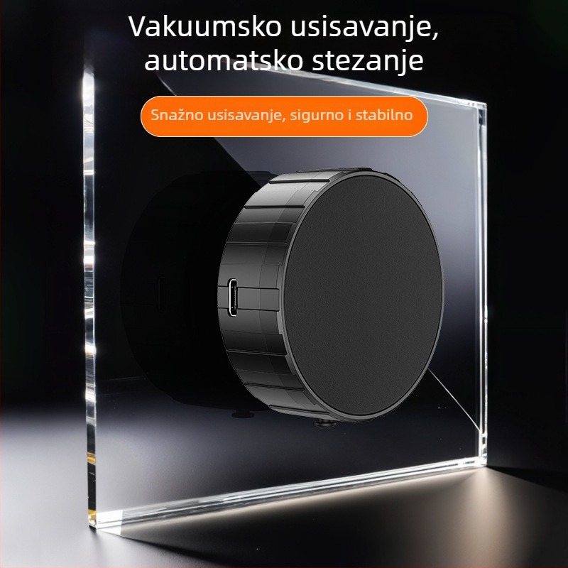 Bežični nosač za automobil s vakuumskim usisavanjem, MagSafe kompatibilan, 15W, plastika, univerzalni