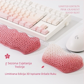 3D-štampana podložnica za zglob za mehaničku tipkovnicu (model 1, 28 g, izdanje 2025)