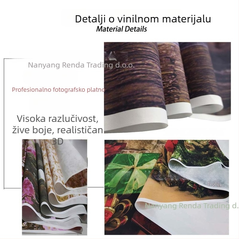 Vinil pozadina za događanja, stil zabave, pozadina za uređenje prostora, pogodna za rođendane i zabave