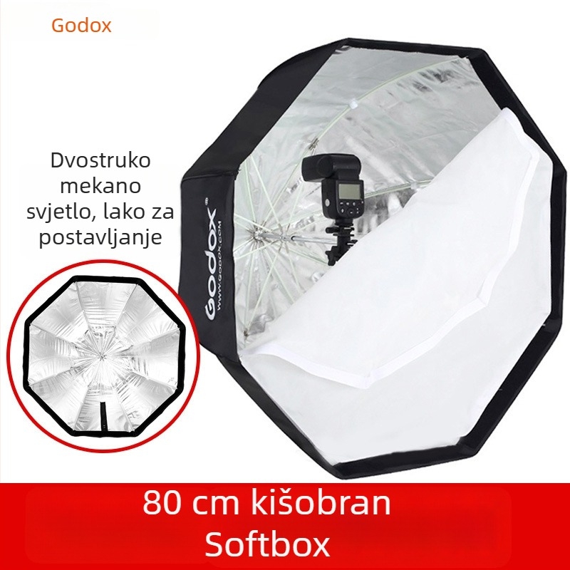 Godox kišobran osmerokutni softbox SB-UBW s držačem za hot-shoe