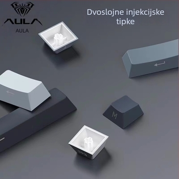 Set kapica za tipke Aula Wolf Spider, ABS materijal, žični prijenos, 136 tipki, bez pozadinskog osvjetljenja