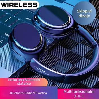 VJ901 Bluetooth slušalice, retro stil, BT 6.0, domet 15 m, sklopne, 8 h trajanje baterije
