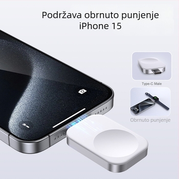 R7 magnetski bežični punjač za satove – Mini prijenosno (QC3.0, 3W, magnetsko punjenje, brzo punjenje)