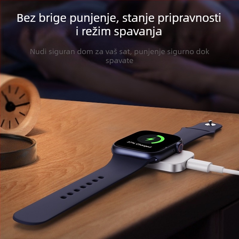 R7 magnetski bežični punjač za satove – Mini prijenosno (QC3.0, 3W, magnetsko punjenje, brzo punjenje)