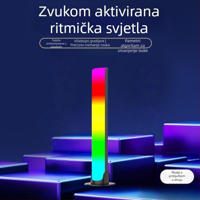 Govorom aktivirano svjetlo s glazbenim ritmom - stolno, model L023 (neinteligentno upravljanje)