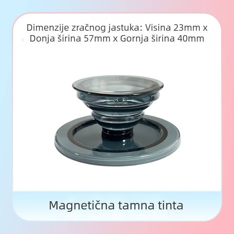 Snap-on držač za telefon na stol, prozirna serija, model 01, TPU+ABS, za Apple i Android