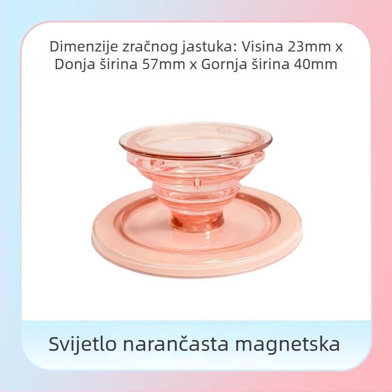 Snap-on držač za telefon na stol, prozirna serija, model 01, TPU+ABS, za Apple i Android