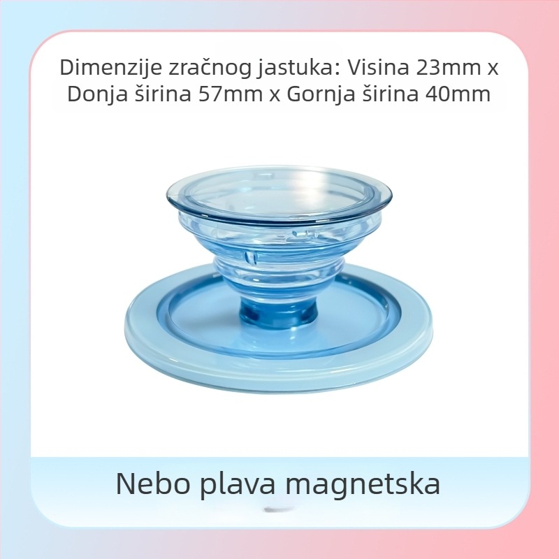Snap-on držač za telefon na stol, prozirna serija, model 01, TPU+ABS, za Apple i Android