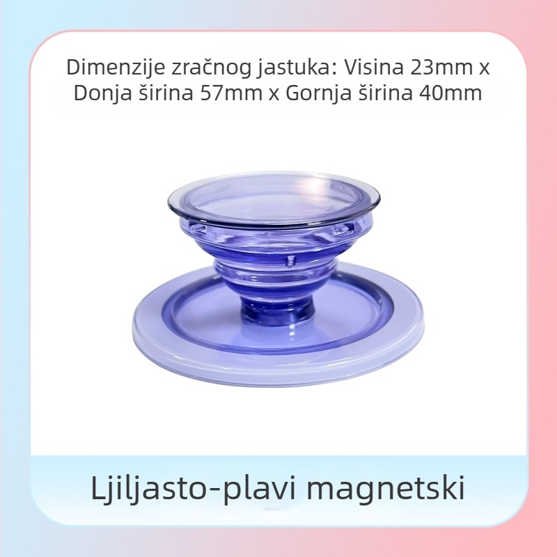 Snap-on držač za telefon na stol, prozirna serija, model 01, TPU+ABS, za Apple i Android